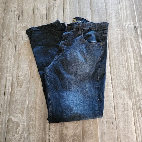 Urban Star Mens Jeans 38 Straight Leg Stretch Denim Casual Classic Dark Wash - Picture 1 of 13